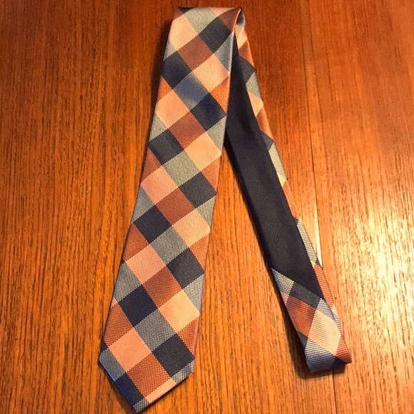 Tommy Hilfiger Silk Diamond Check Tie - Picture 4 of 9